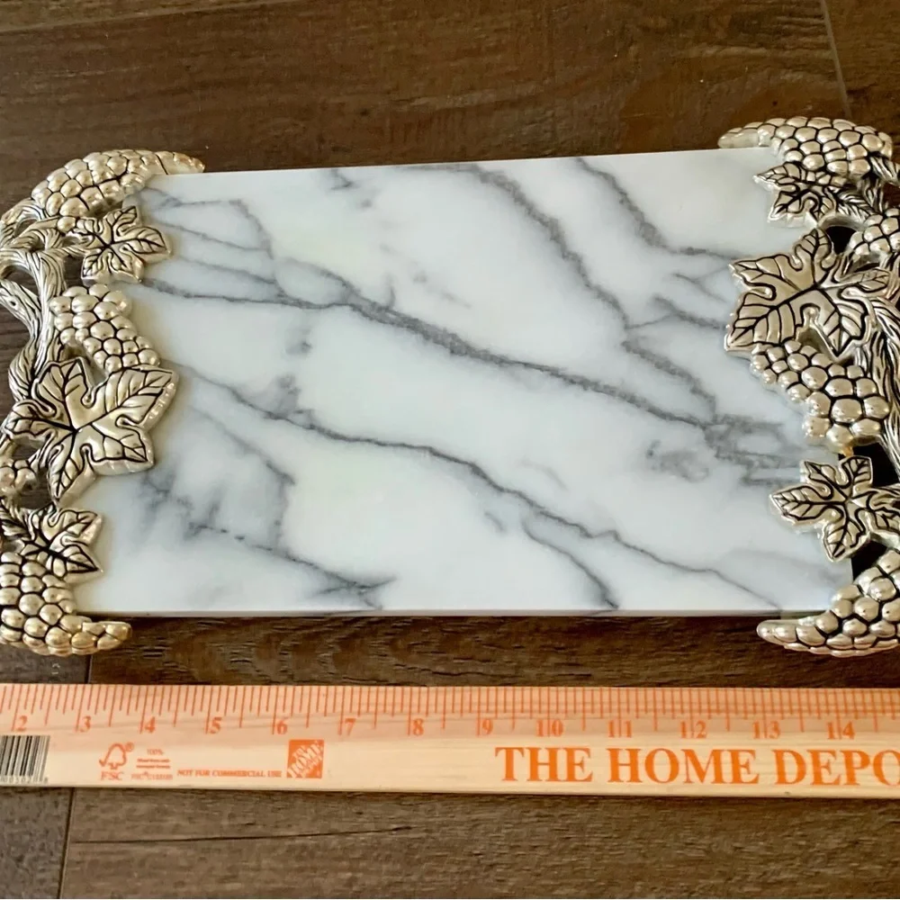 Vintage Godinger Silver Art Tray  8/17”
